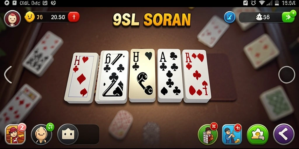 Screenshot gameplay 9SL menampilkan suasana seru permainan Domino.