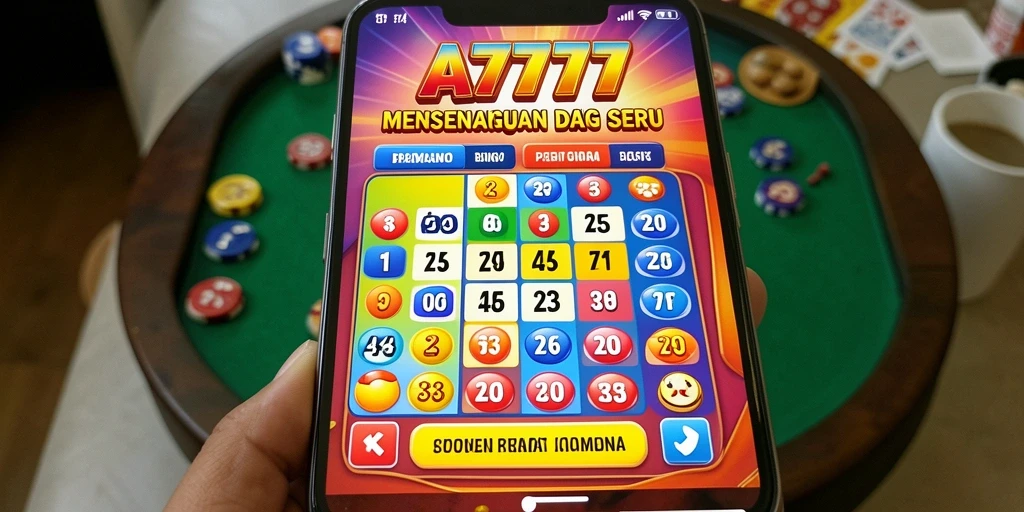 Tampilan gameplay A7777 yang seru dalam permainan Bingo.