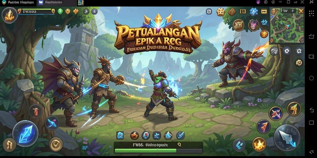 Tampilan gameplay FW66 yang menakjubkan di dunia RPG.
