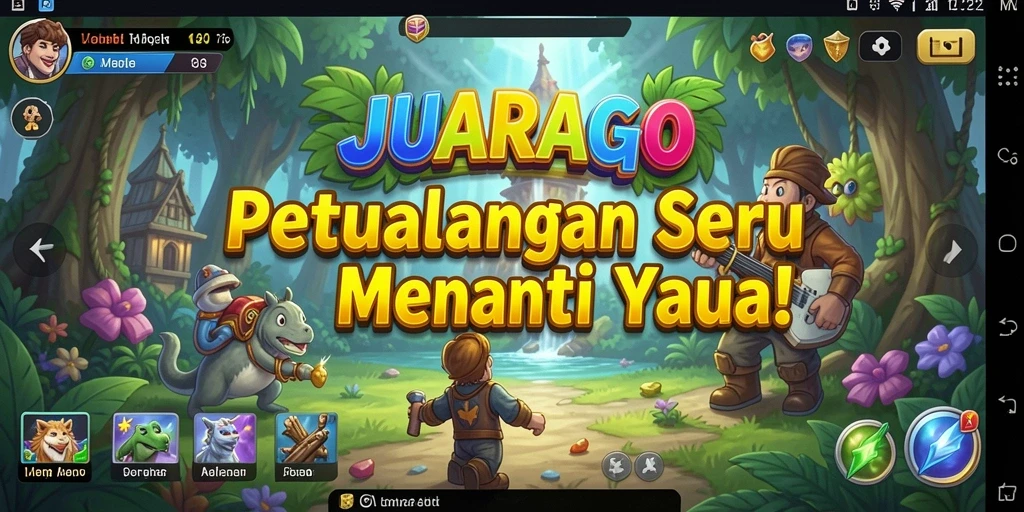 Gameplay JUARAGO yang menakjubkan dalam aksi petualangan.