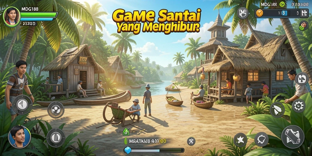 Screenshot MDG188 menampilkan gameplay santai dan seru.