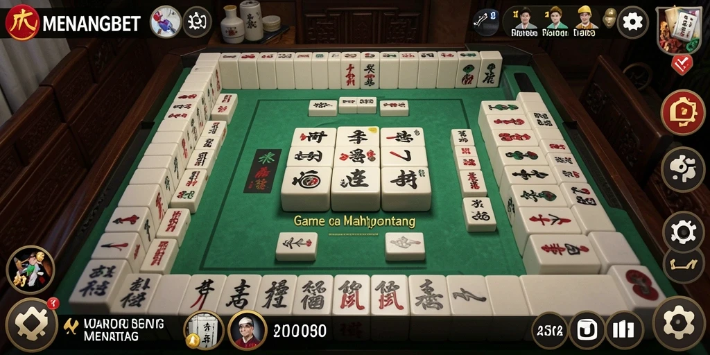 Screenshot MENANGBET menampilkan gameplay Mahjong yang seru dan menarik.