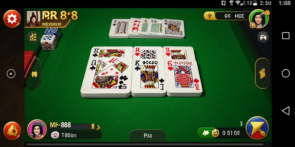 Screenshot gameplay MR888 menampilkan serunya permainan Domino.
